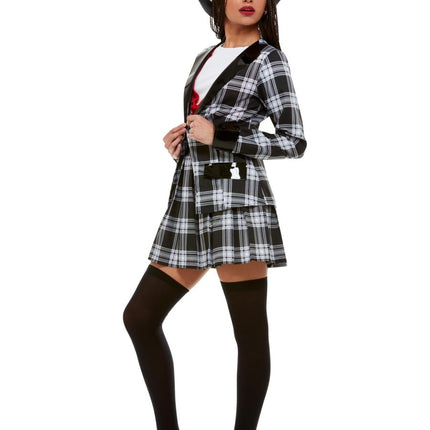 Schoolmeisje Kostuum Zwart Wit Dames Clueless Dionne van Smiffys koop je bij Partywinkel