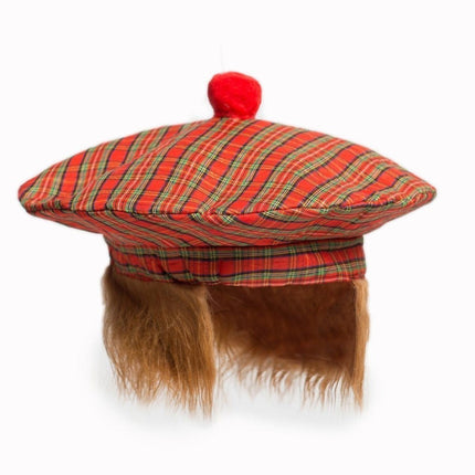 Schotse Baret Haar van Partychimp koop je bij Partywinkel