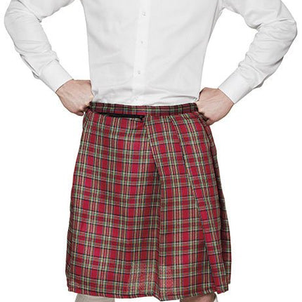 Schotse Kilt Rood van Boland koop je bij Partywinkel