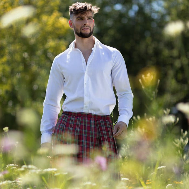 Schotse Kilt Rood van Boland koop je bij Partywinkel