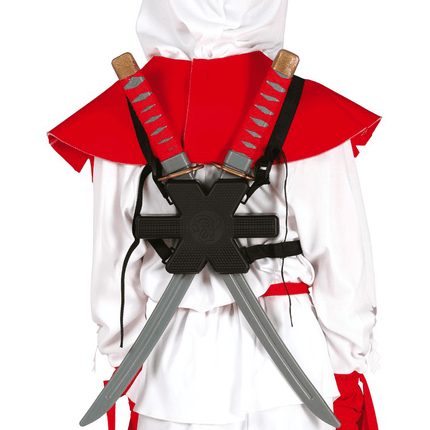 Schouder Samurai Zwaarden 55cm van Fiestas Guirca koop je bij Partywinkel