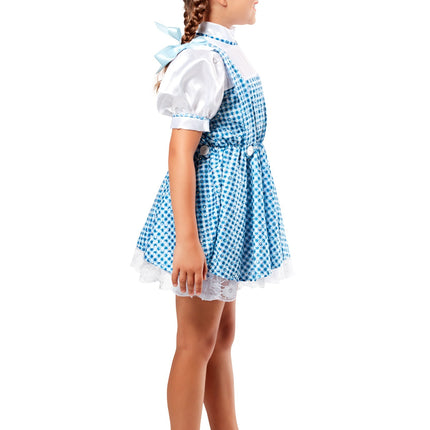Pailletten Dorothy Kostüm Blau Mädchen