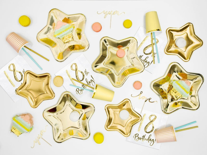 Servetten 18 Jaar Wit 33cm 20st van Partydeco koop je bij Partywinkel