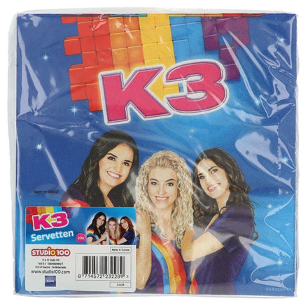 Servetten K3 20st van Folat koop je bij Partywinkel