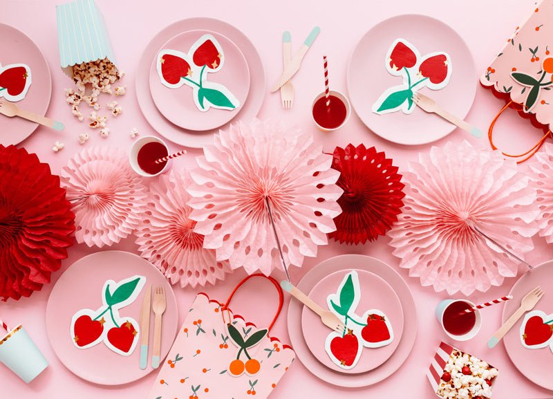 Servetten Kersen 16cm 20st van Partydeco koop je bij Partywinkel