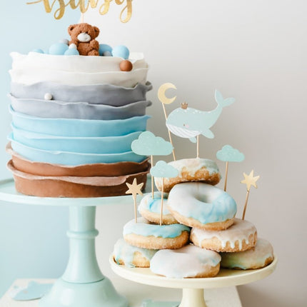 Servetten Walvis 16cm 20st van Partydeco koop je bij Partywinkel