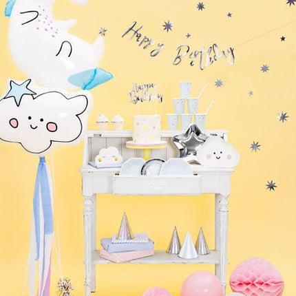 Servetten Wolk 16cm 20st van Partydeco koop je bij Partywinkel