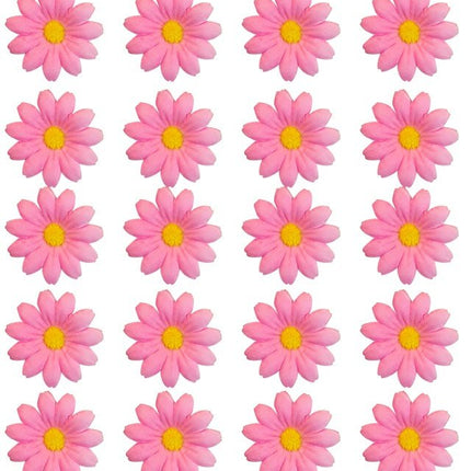 Set Van 20 Decoratieve Roze Bloemen van Widmann koop je bij Partywinkel