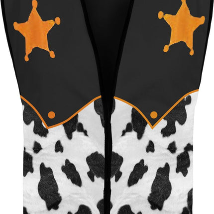 Sherrif Vest Zwart Wit Cowboy van Fiestas Guirca koop je bij Partywinkel