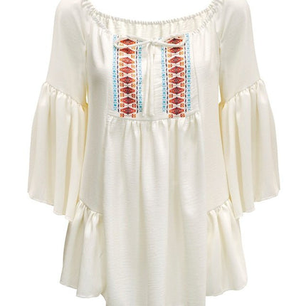 Shirt Hippie / Plattelands Dames van Widmann koop je bij Partywinkel