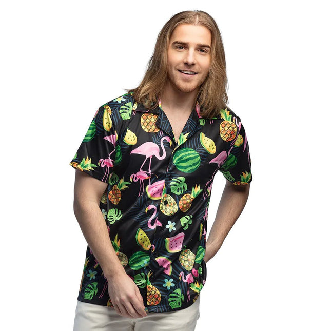 Shirt Swinging Flamingo - Partywinkel - 8712026521842