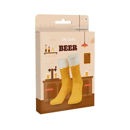 Lustige Bier-Socken