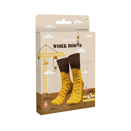 Lustige Socken Arbeitsschuhe