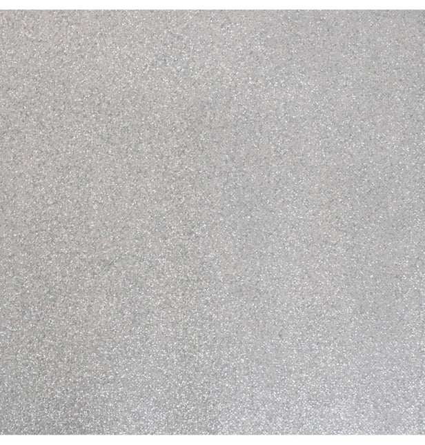 Silberne Tischdecke Glitter 3m