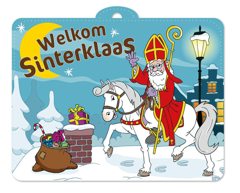 Sinterklaas Deurbord 40cm - Partywinkel - 5712735038290