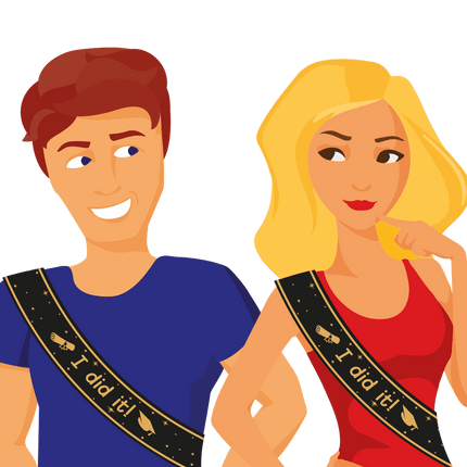 Sjerp I Did It! 85cm van Paper Dreams koop je bij Partywinkel