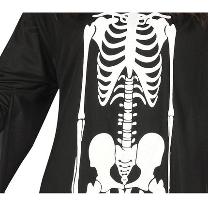 Skelet Halloween tuniek Dames L van Fiestas Guirca koop je bij Partywinkel