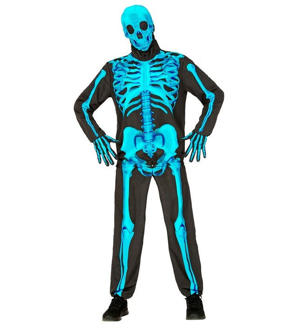 Skelet Kostuum Neon 4 delig van Widmann koop je bij Partywinkel
