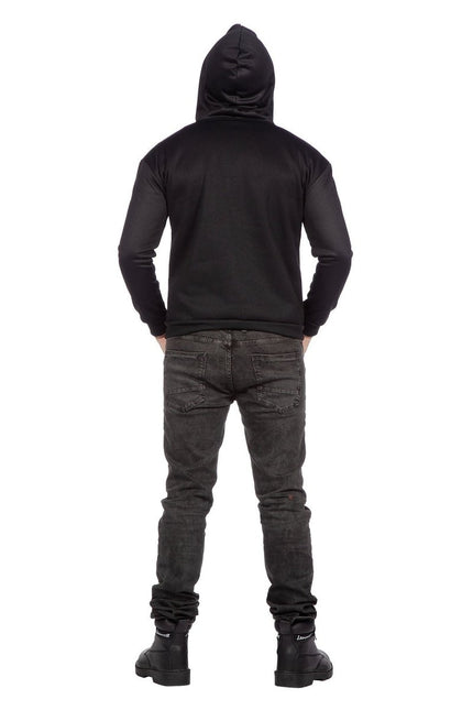 Skelet Vest Zwart Heren Strass van Wilbers & Wilbers koop je bij Partywinkel