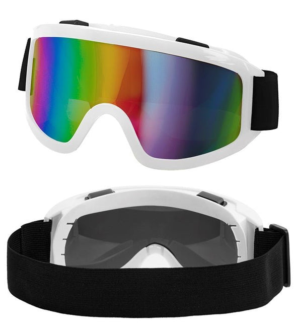 Ski Bril 80s Wit van Widmann koop je bij Partywinkel