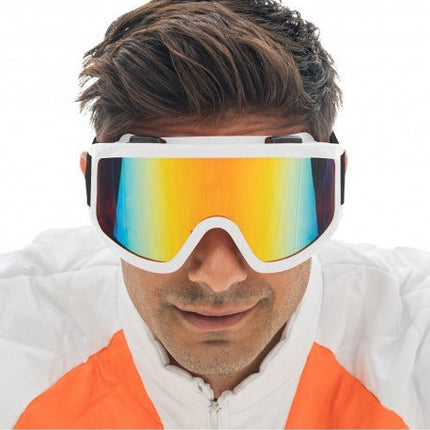 Ski Bril Wit Goggles van CHAKS koop je bij Partywinkel
