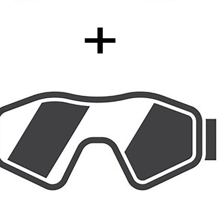 80er Jahre Skianzug mit Skibrille Funky - Unisex