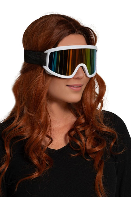 Skibril Wit van Partychimp koop je bij Partywinkel