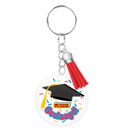 Sleutelhanger Geslaagd van Paper Dreams koop je bij Partywinkel