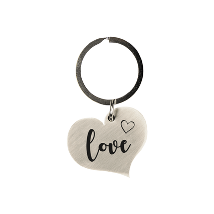 Sleutelhanger Hart Liefde 10cm van Paper Dreams koop je bij Partywinkel