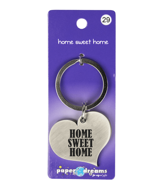 Sleutelhanger Home Sweet Home 10cm van Paper Dreams koop je bij Partywinkel