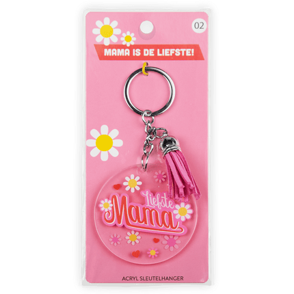 Sleutelhanger Liefste Mama van Paper Dreams koop je bij Partywinkel