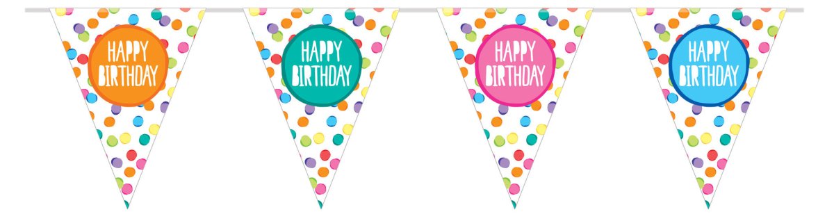 Slinger Confetti Gekleurd 6m van Haza Witbaard koop je bij Partywinkel