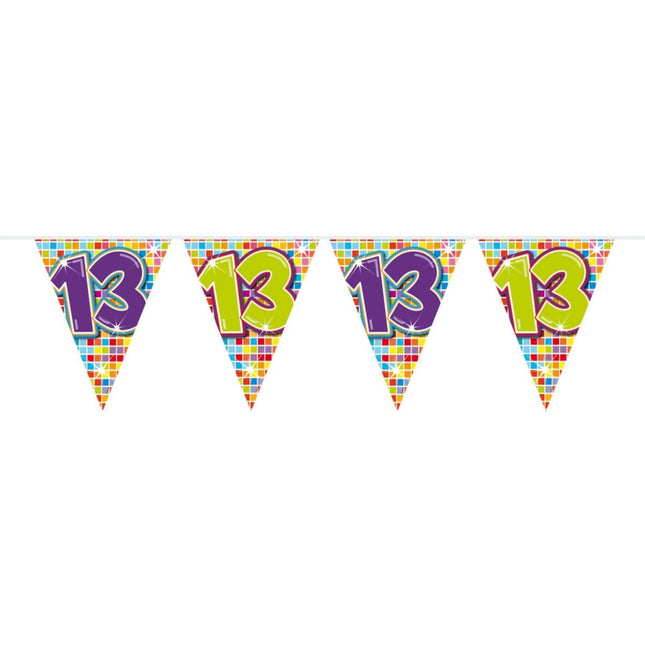 Slingers 13 Jaar Mini 3m - Partywinkel - 8714572605137