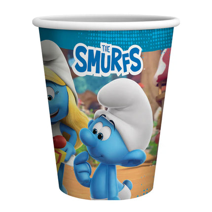 Schlümpfe-Becher 250 ml, 8 Stück