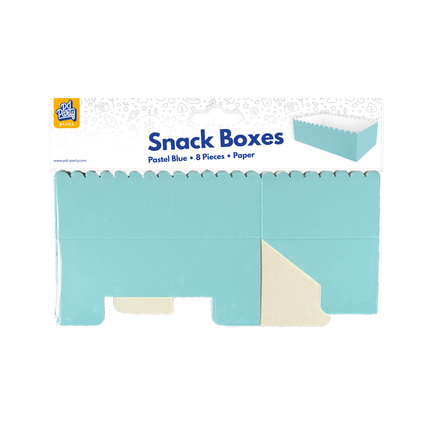 Hellblaue Snackschüssel 12,5cm 8Stück