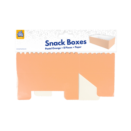 Orange Snackschale Pastell 12,5cm 8Stk
