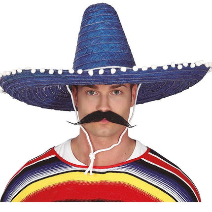 Sombrero Blauw 60cm van Fiestas Guirca koop je bij Partywinkel