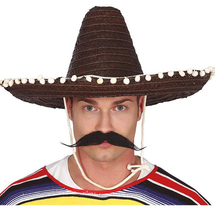 Sombrero Zwart 50cm van Fiestas Guirca koop je bij Partywinkel