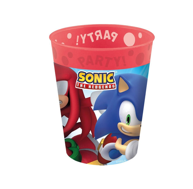 Sonic Bekers Herbruikbaar 250ml 4st - Partywinkel - 5201184967720