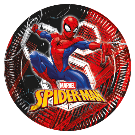 Spiderman Borden 26cm 6st van Procos koop je bij Partywinkel