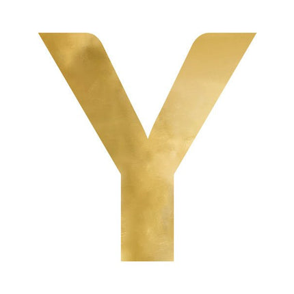 Spiegelletter Y Goud 60cm van Partydeco koop je bij Partywinkel