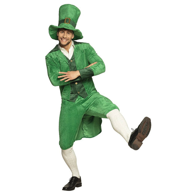 FIESTAS GUIRCA | Mr. Patrick Herren Kostüm (46-48/S) - Hemd, Weste, Jacke, Fliege und Hose - St. Patrick Kostüme, Irische Feste und Feiern - Ideal für Männer - Grün und Weiß FIESTAS GUIRCA | Mr. Patrick Herren Kostüm (46-48/S) - Hemd, Weste, Jacke, Fliege und Hose - St. Patrick Kostüme, Irische Feste und Feiern - Ideal für Männer - Grün und Weiß