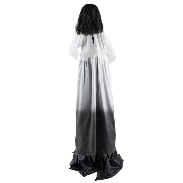 Staande decoratie Ghost widow (pop-up 185 - 225 cm) van Boland koop je bij Partywinkel