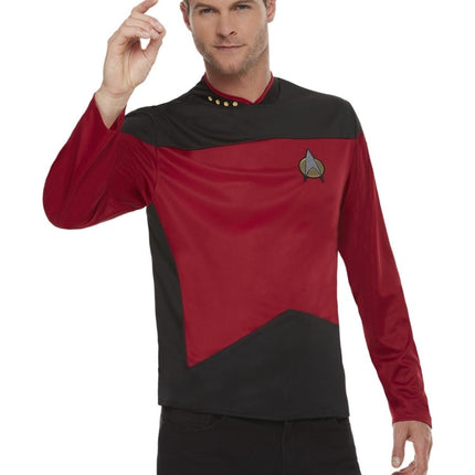 Star Trek, The Next Generation Command Uniform Heren van Smiffys koop je bij Partywinkel