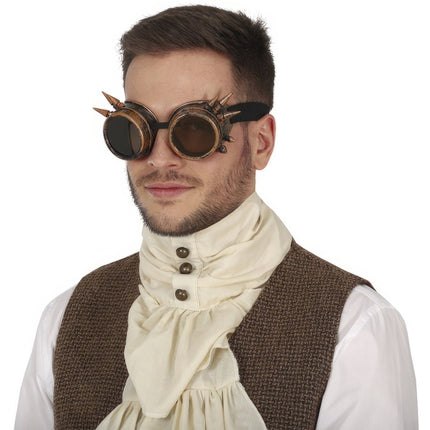 Steampunk Bril Bruin van Fiestas Guirca koop je bij Partywinkel