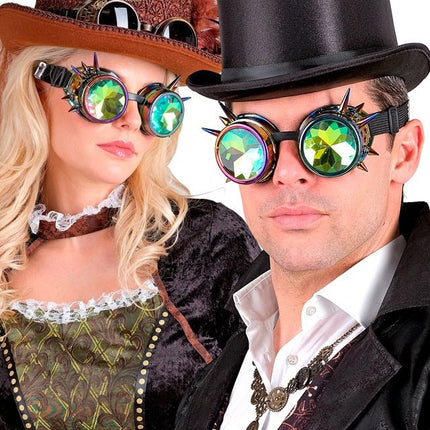 Steampunk Bril Holografisch van Widmann koop je bij Partywinkel