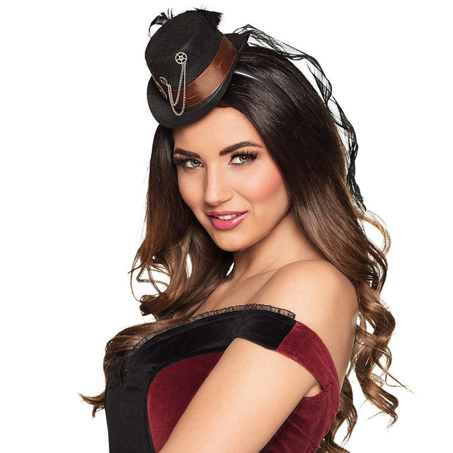 Steampunk Haarband Steamgear van Boland koop je bij Partywinkel