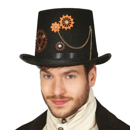Steampunk Hoge Hoed van Fiestas Guirca koop je bij Partywinkel