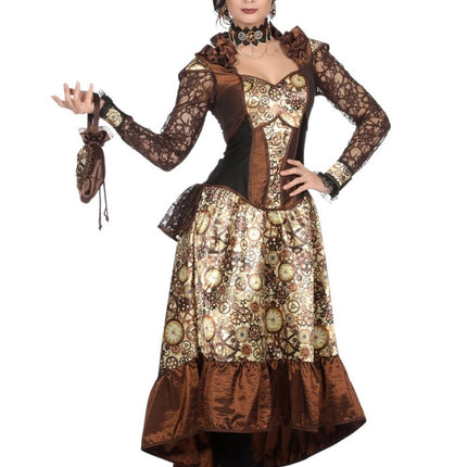 Steampunk Jurk Luxe van Wilbers & Wilbers koop je bij Partywinkel