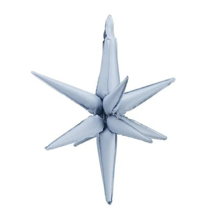 Ster Ballon Lichtblauw 1,05m van Partydeco koop je bij Partywinkel